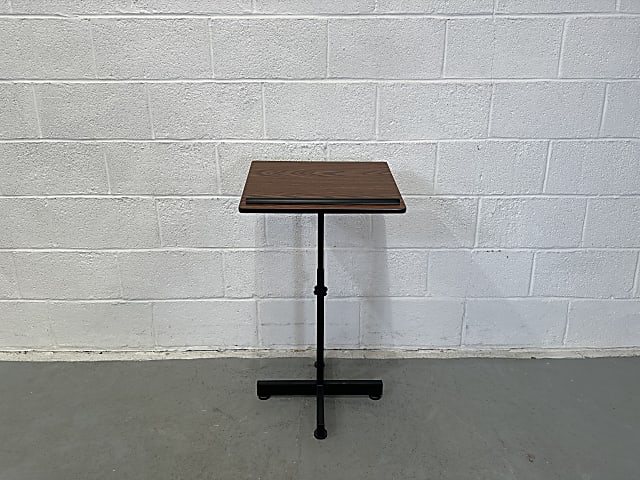 Oklahoma Sound Portable Height Adjustable Presentation Lectern Stand 