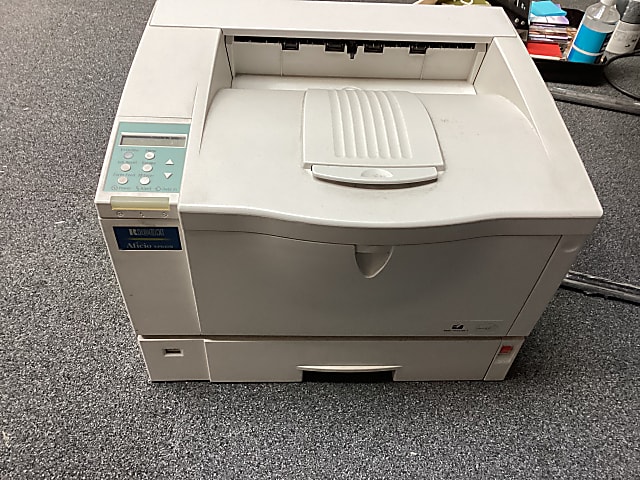 white Ricoh Aficio printer AP610N