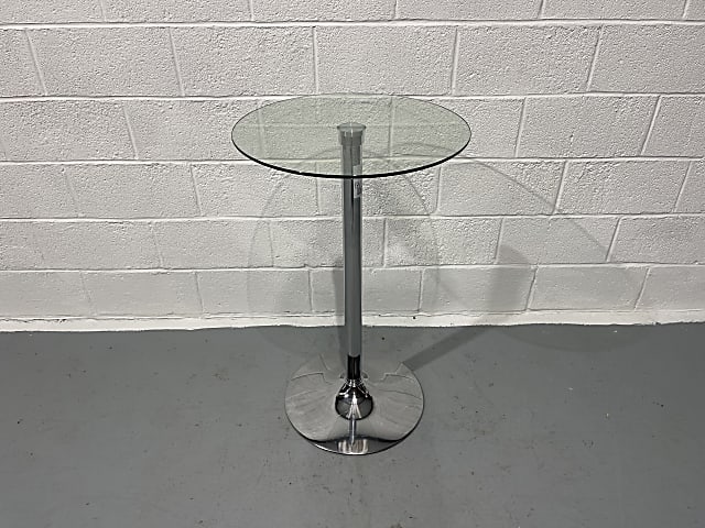 Glass tall table 