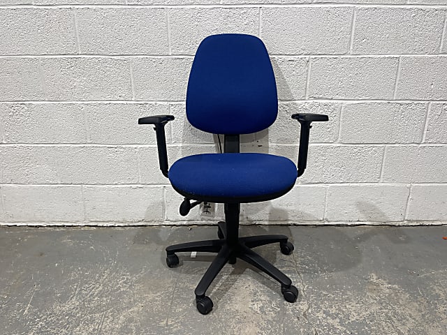 Blue office task chair 