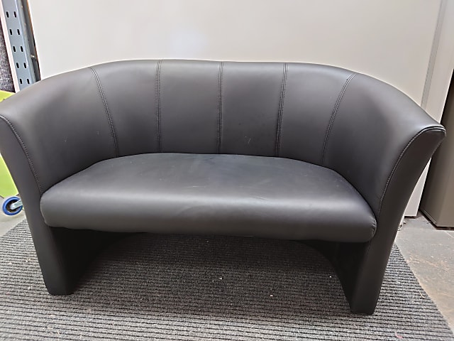 Black 2 seater sofa