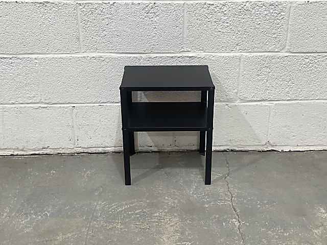 Ikea Knarrevik Small black metal table 