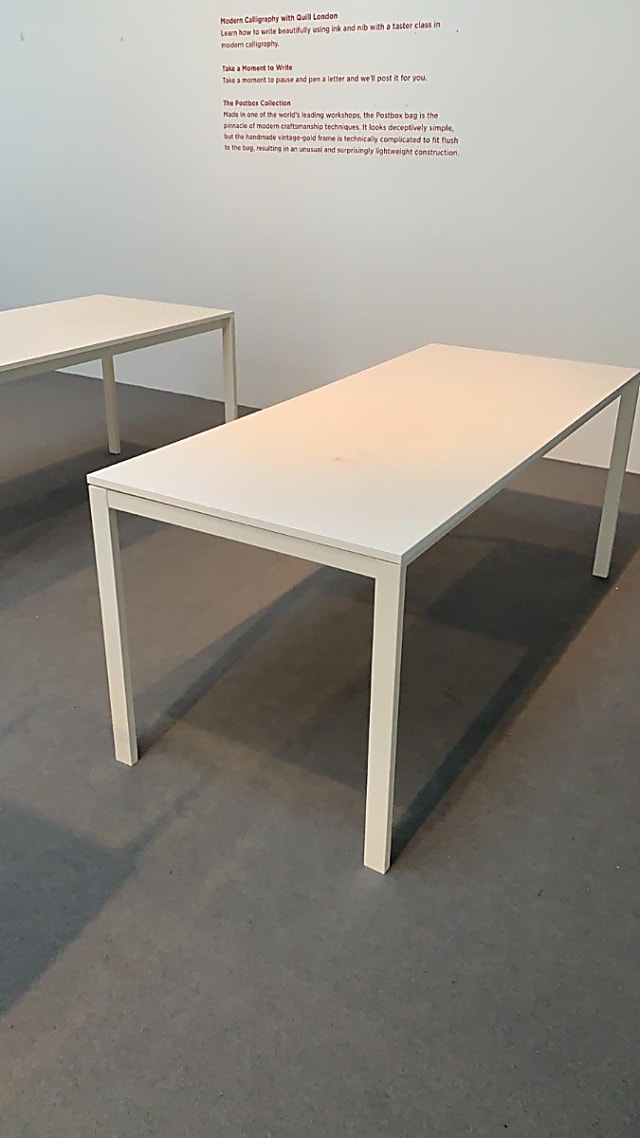 White desk