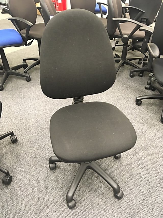 Office chair on wheels