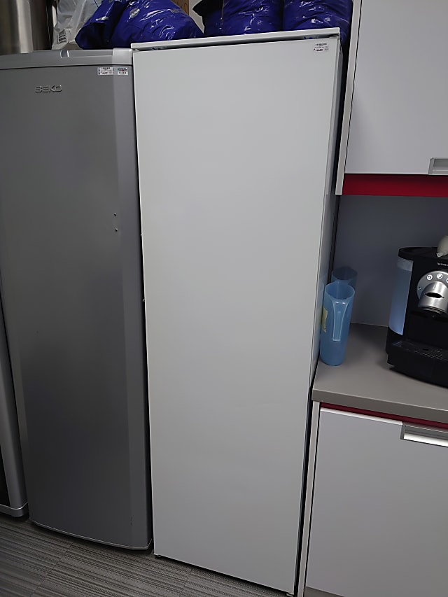 White fridge