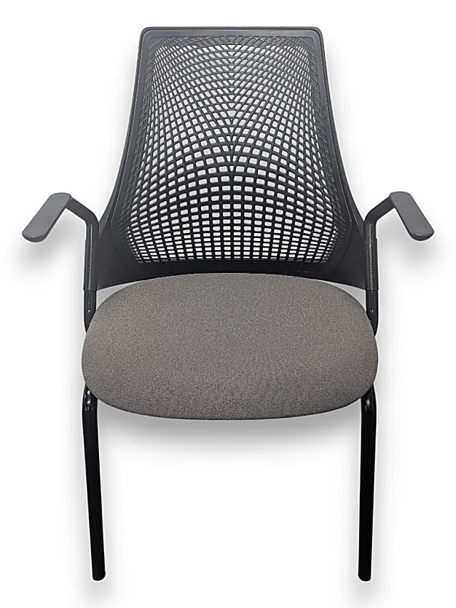 Herman Miller Sayl Meeting Chair in Black with Grey Upholstery