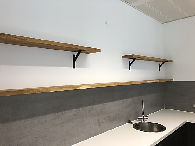 Wall shelves