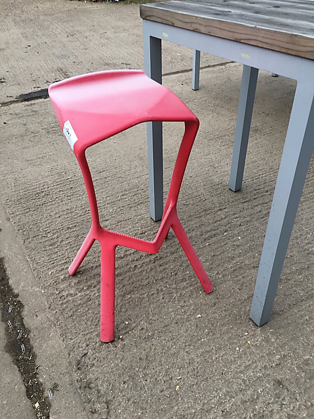 High bar Stool plastic outdoor chair