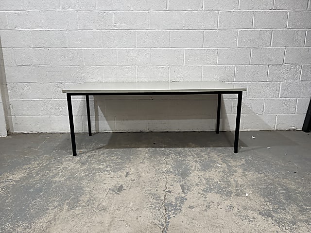 Grey wooden top table