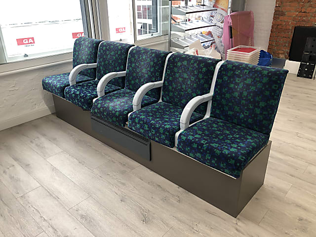 Tube train seat bench chair