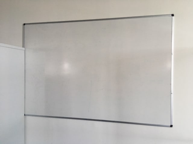 White board wall mounted
