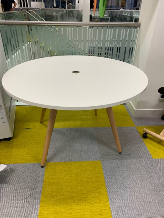 Round meeting room table