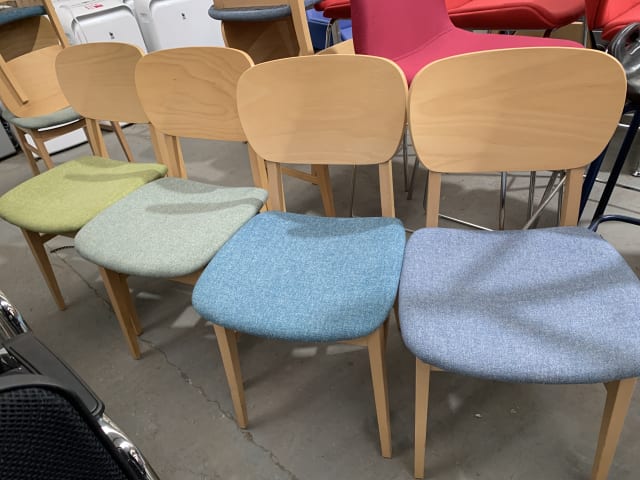 Set of 8 Verco Dining meeting chair - Various colours