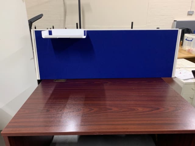 Various desk dividers and associated in trays