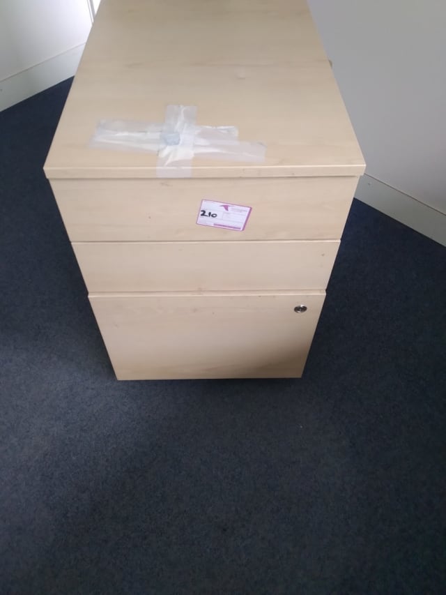 3 drawer pedestal