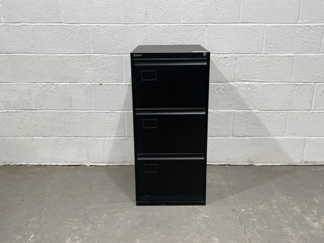 Metal 3-drawer filing cabinet