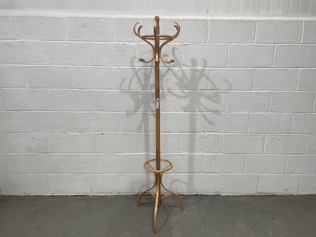 Wooden coat stand