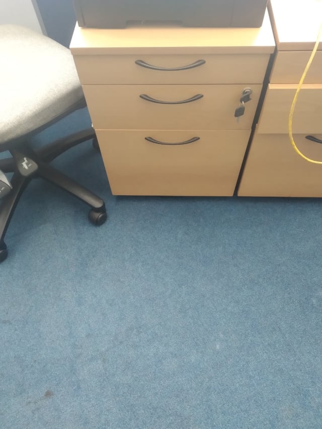 Under desk pedestal