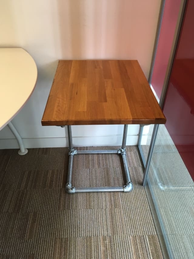 Small scaffold style side table