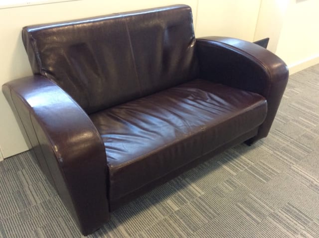 Leather sofa