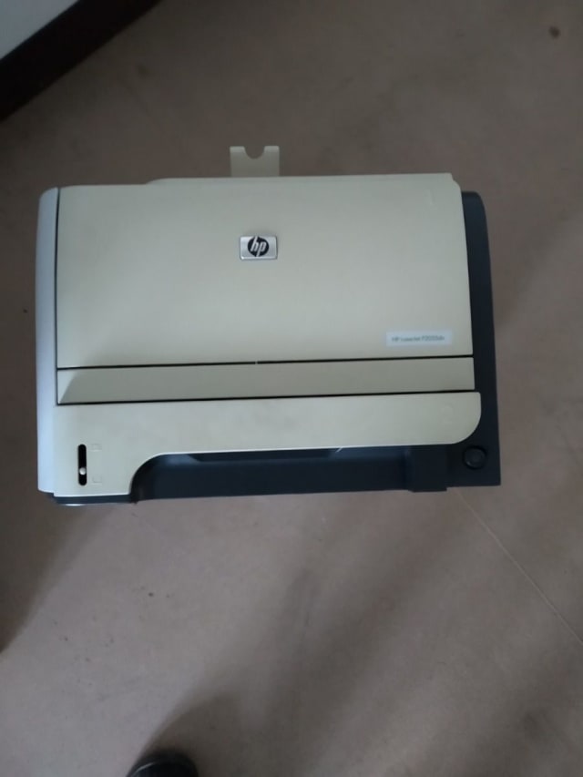 white HP 2055 multifunction printer