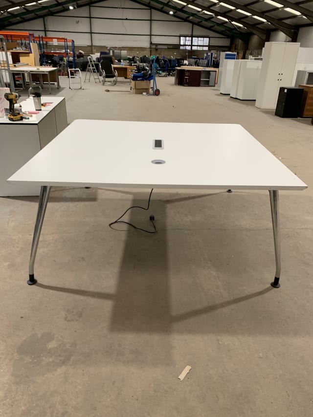 Large square meeting table