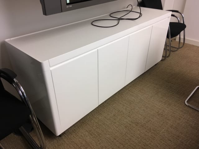 White side cabinet - media unit