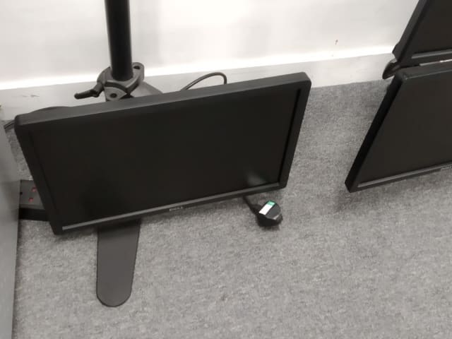 Monitor on stand