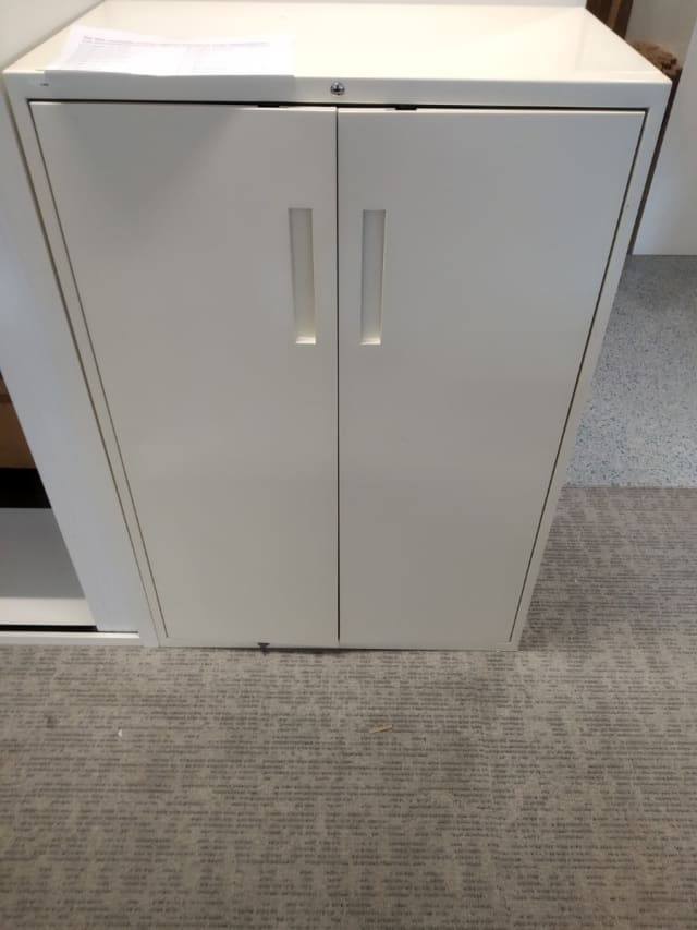 White Steel Cabinet