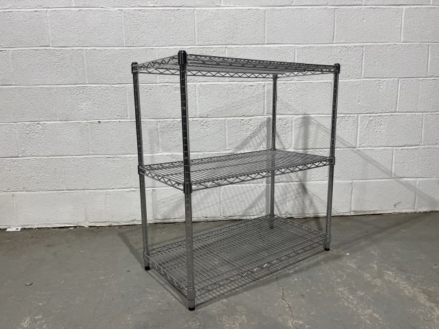 3 tier metal wire racking 91cm