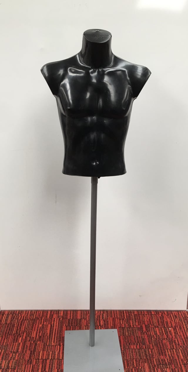 Mannequin Torso with Stand Base Metal