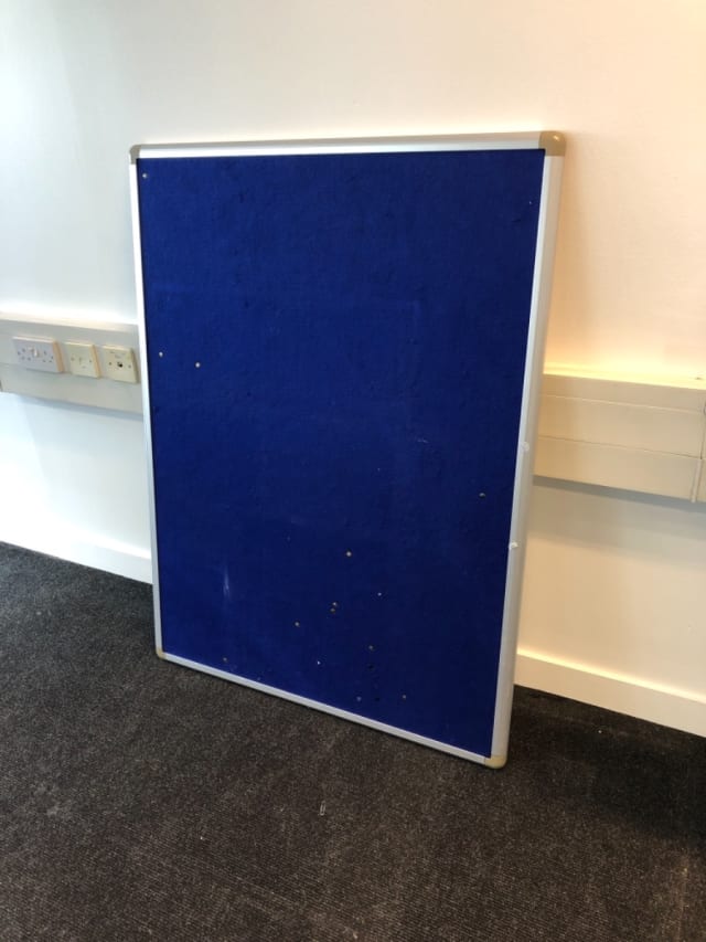 Blue pin board