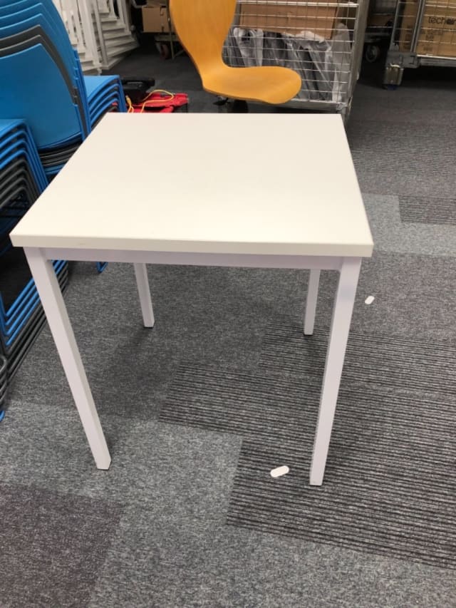 White Small Table