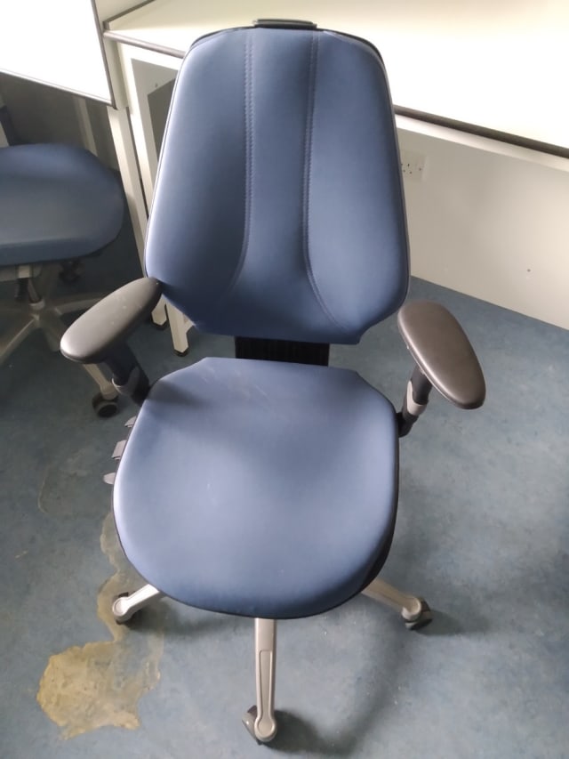 Dark blue chair