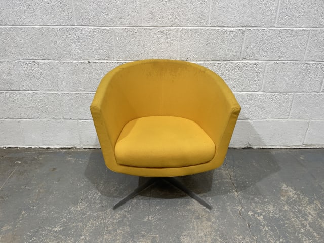 Connection yellow tub chair