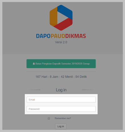Cara Menambah Siswa Baru di Dapodik PAUD Terbaru 1 login-dapodik