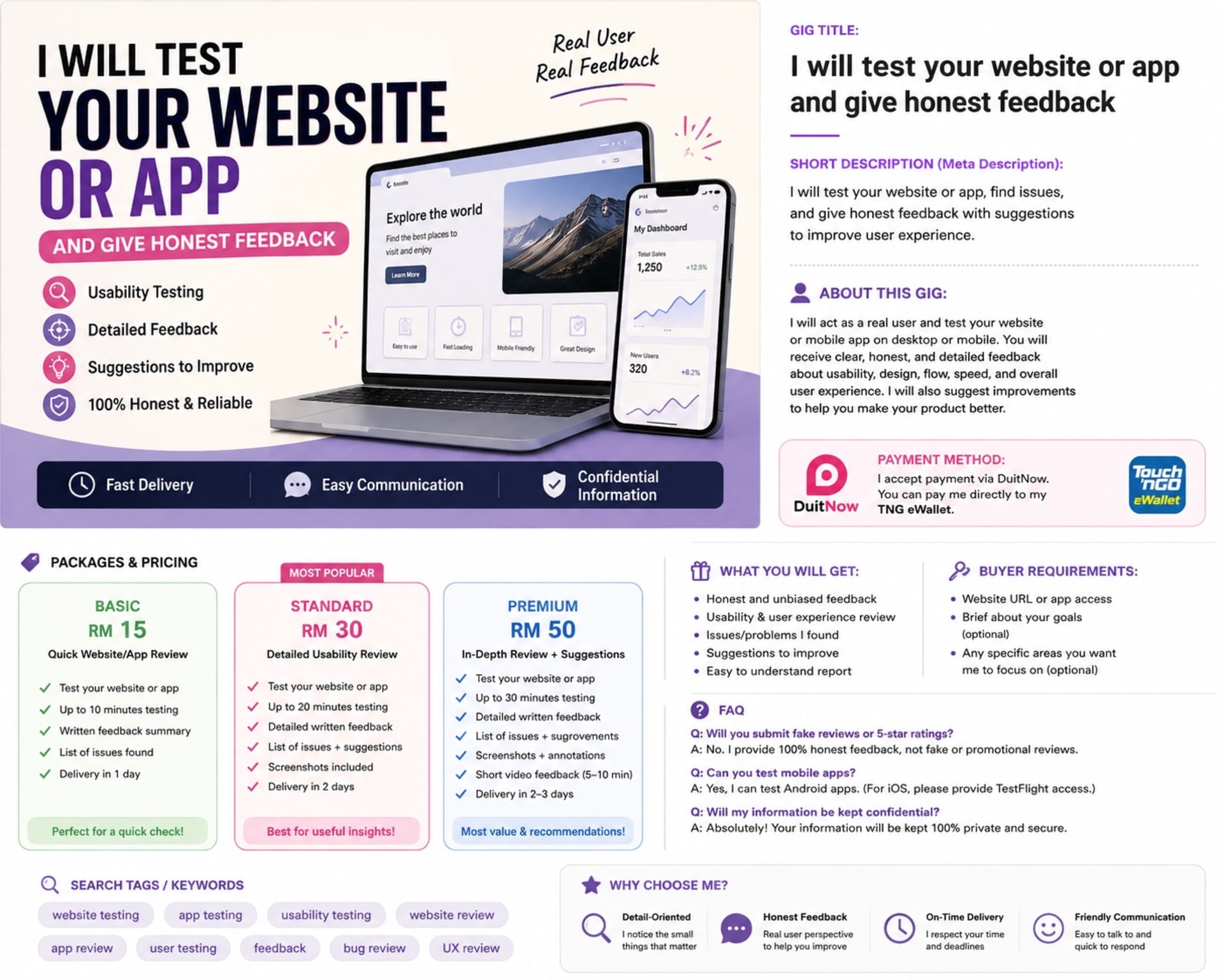 Website & App Usability Testing Kuala Lumpur — Real User Feedback for Malaysian