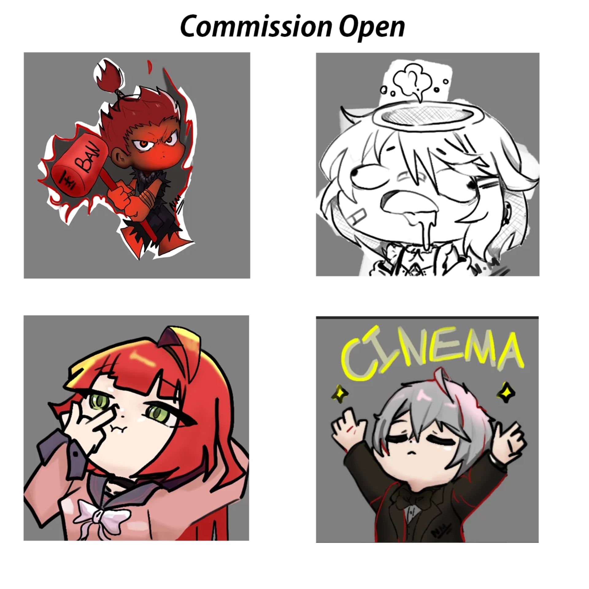 Chibi Emote Design Malaysia — RM 41 Each, 3-Day Delivery