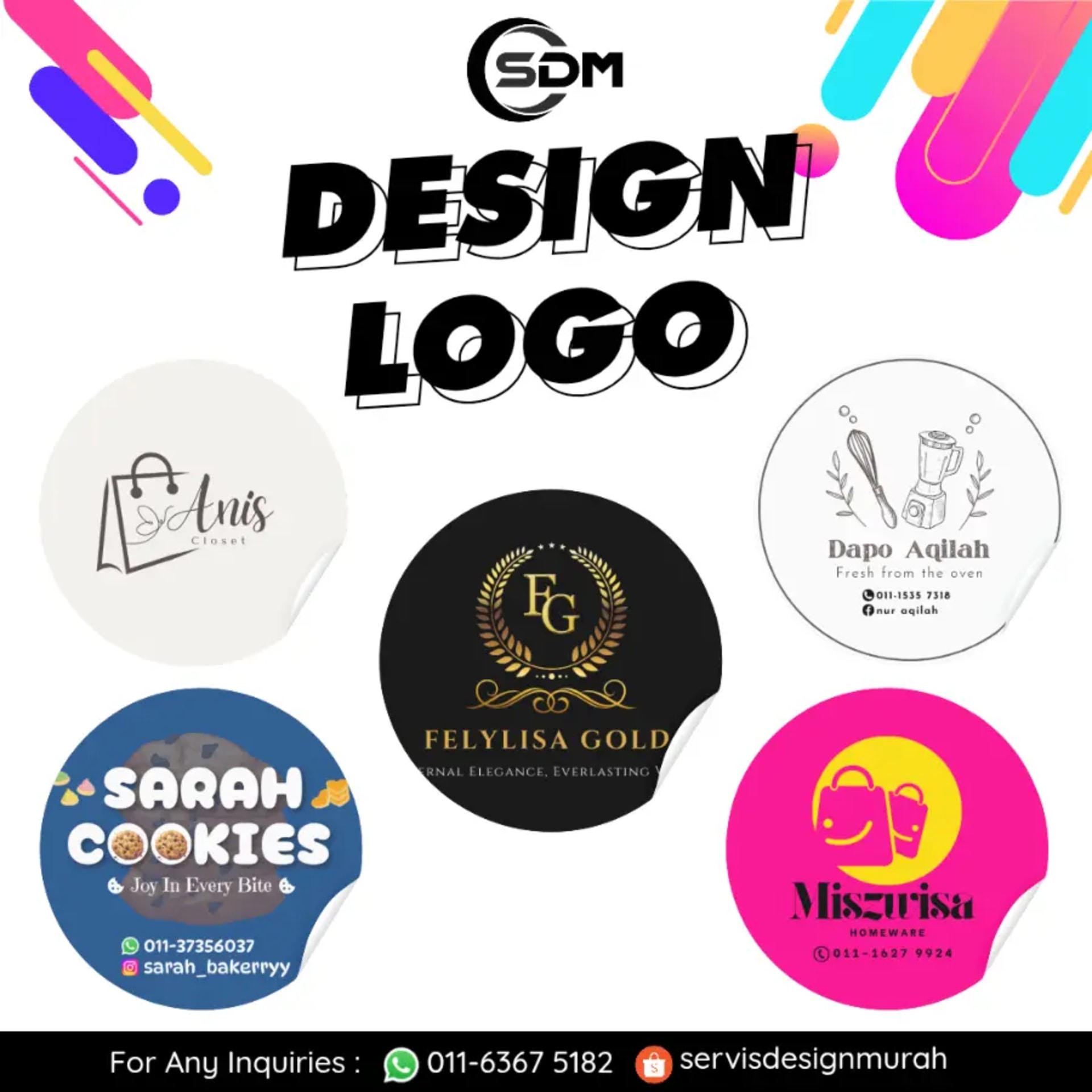Graphic Design Services Malaysia — Logos, Posters, Social Media, Menus — gallery 2