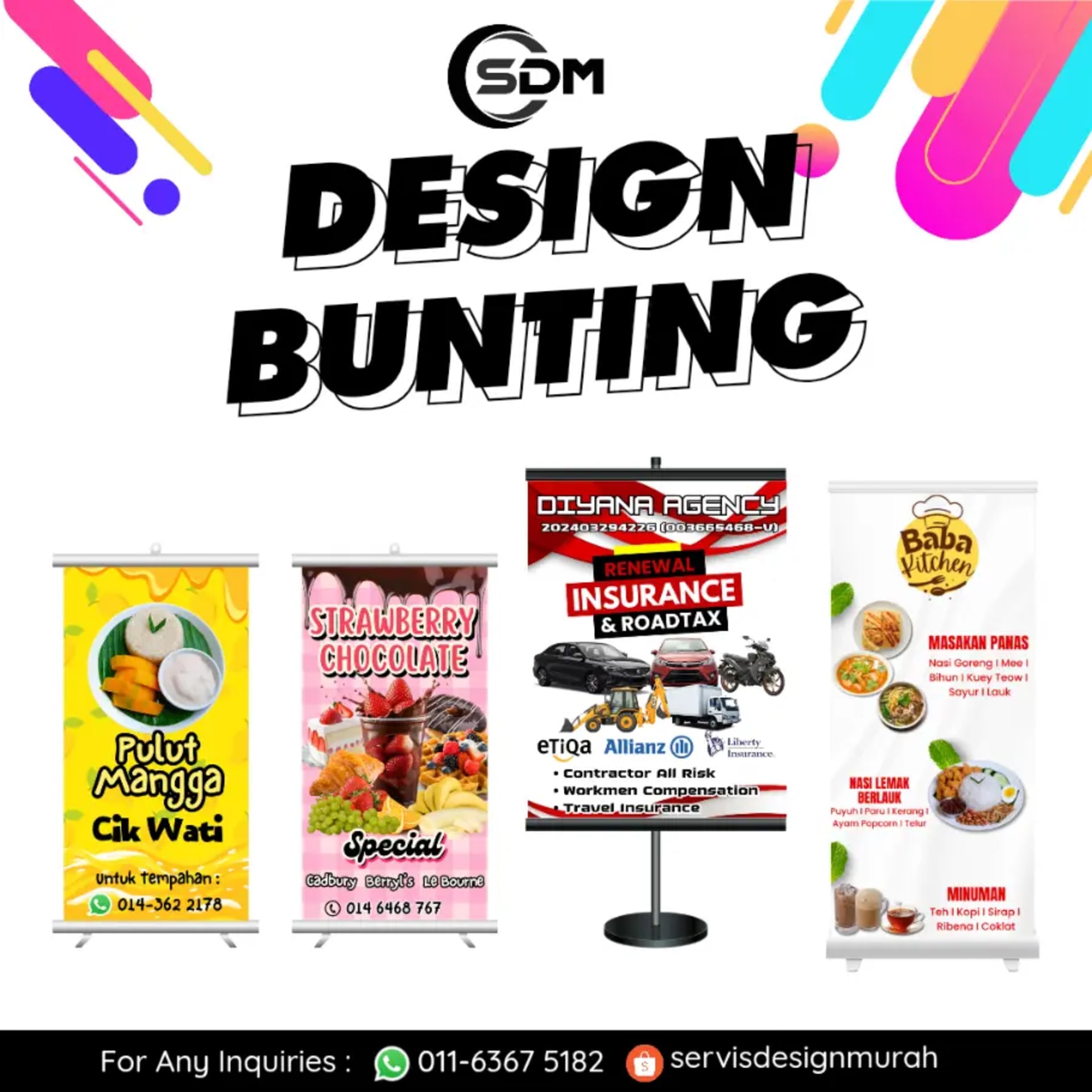 Graphic Design Services Malaysia — Logos, Posters, Social Media, Menus — gallery 5