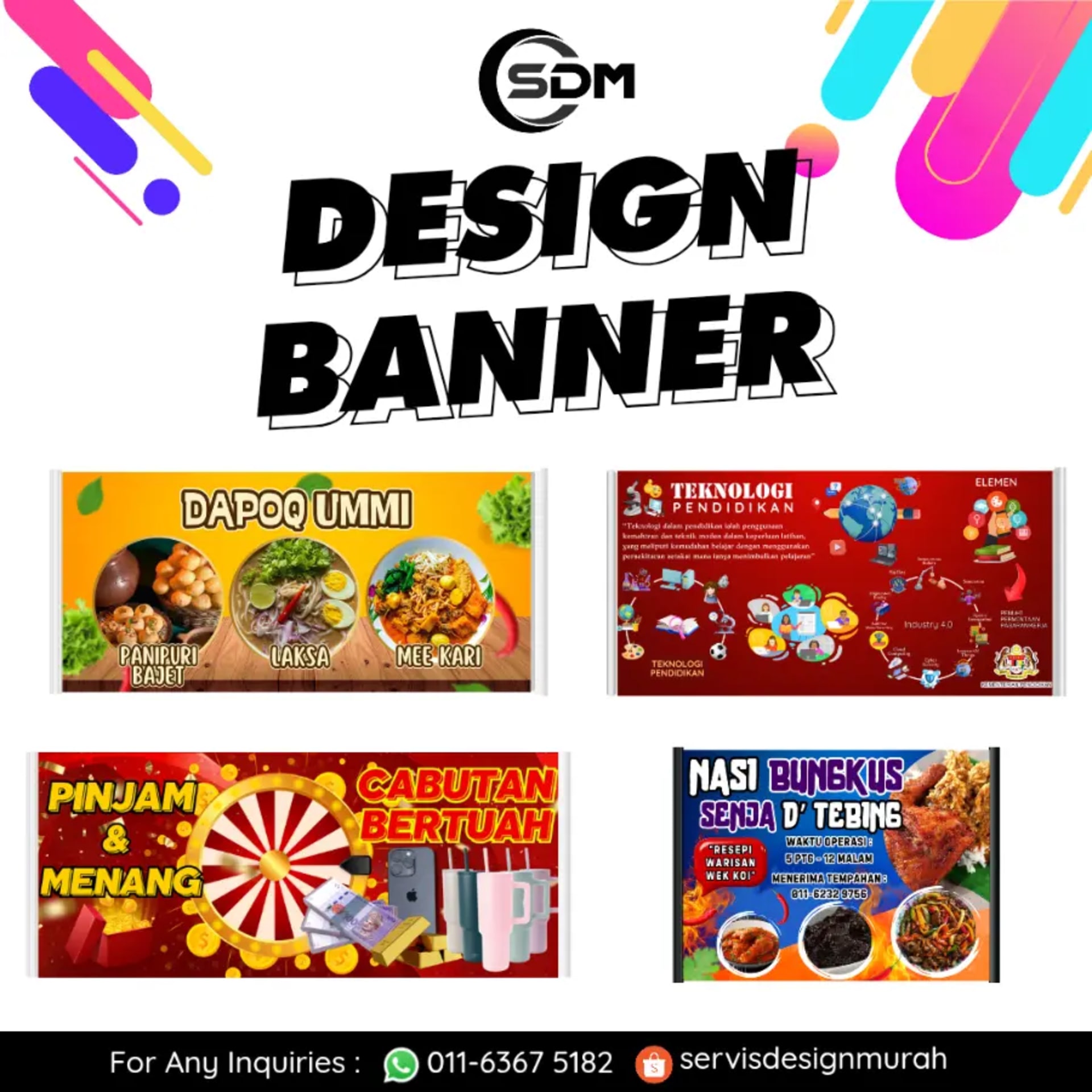 Graphic Design Kelantan — Custom Artwork RM 12–14, Remote Service Malaysia — gallery 1