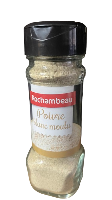 Poivre blanc moulu – 20 g