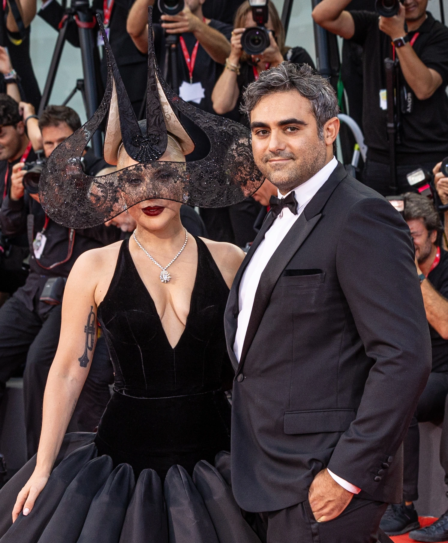 Lady Gaga y Michael Polansky en un evento público (imagen de Wikipedia)
