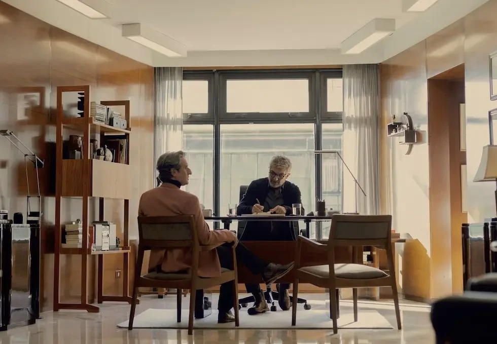 Ricardo Darín y Diego Peretti en una escena de la película argentina Lo dejamos acá
