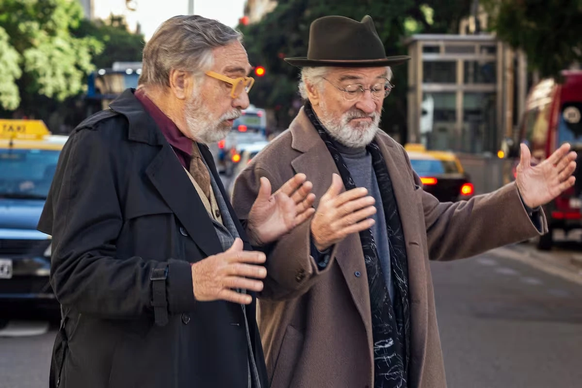 Luis Brandoni y Robert De Niro en una escena de la serie Nada