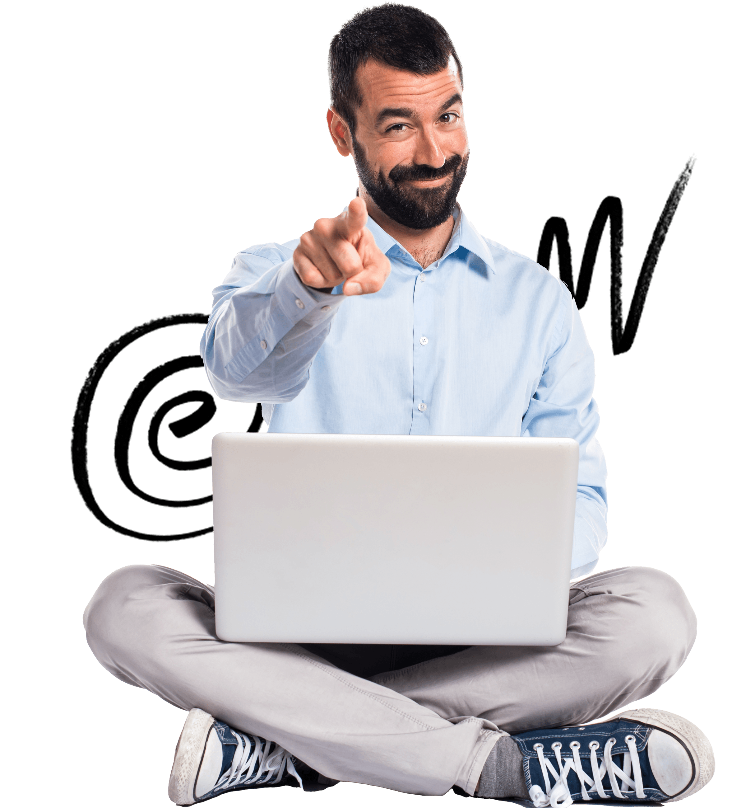 Mujer profesional usando laptop