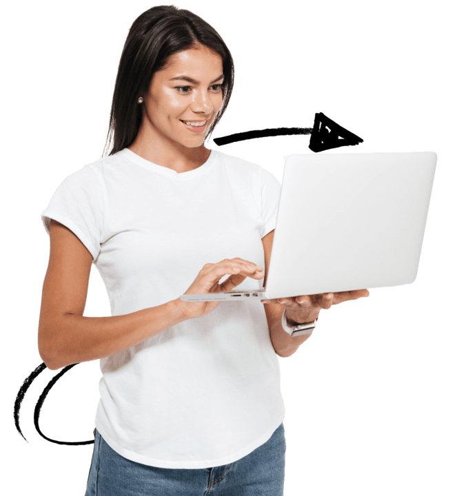 Hombre con computadora