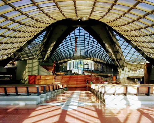 Vista interior de la catedral de Barquisimeto