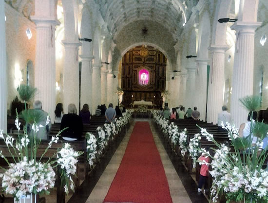 Interior de la iglesia de La Consolación