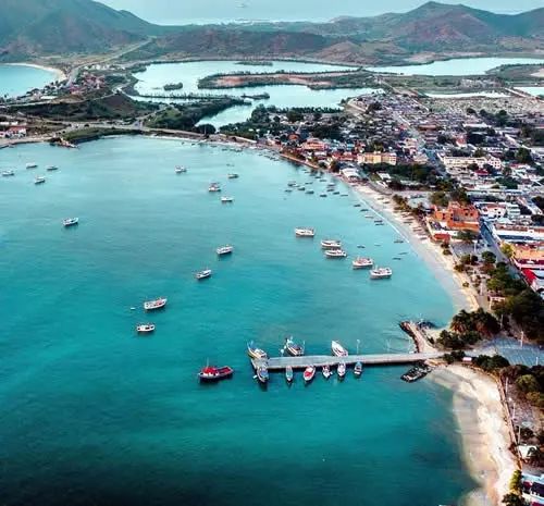 Bahia de Juan Griego, en Nueva Esparta